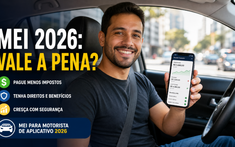 MEI para Motorista de Aplicativo: Vale a Pena em 2026? Análise Completa