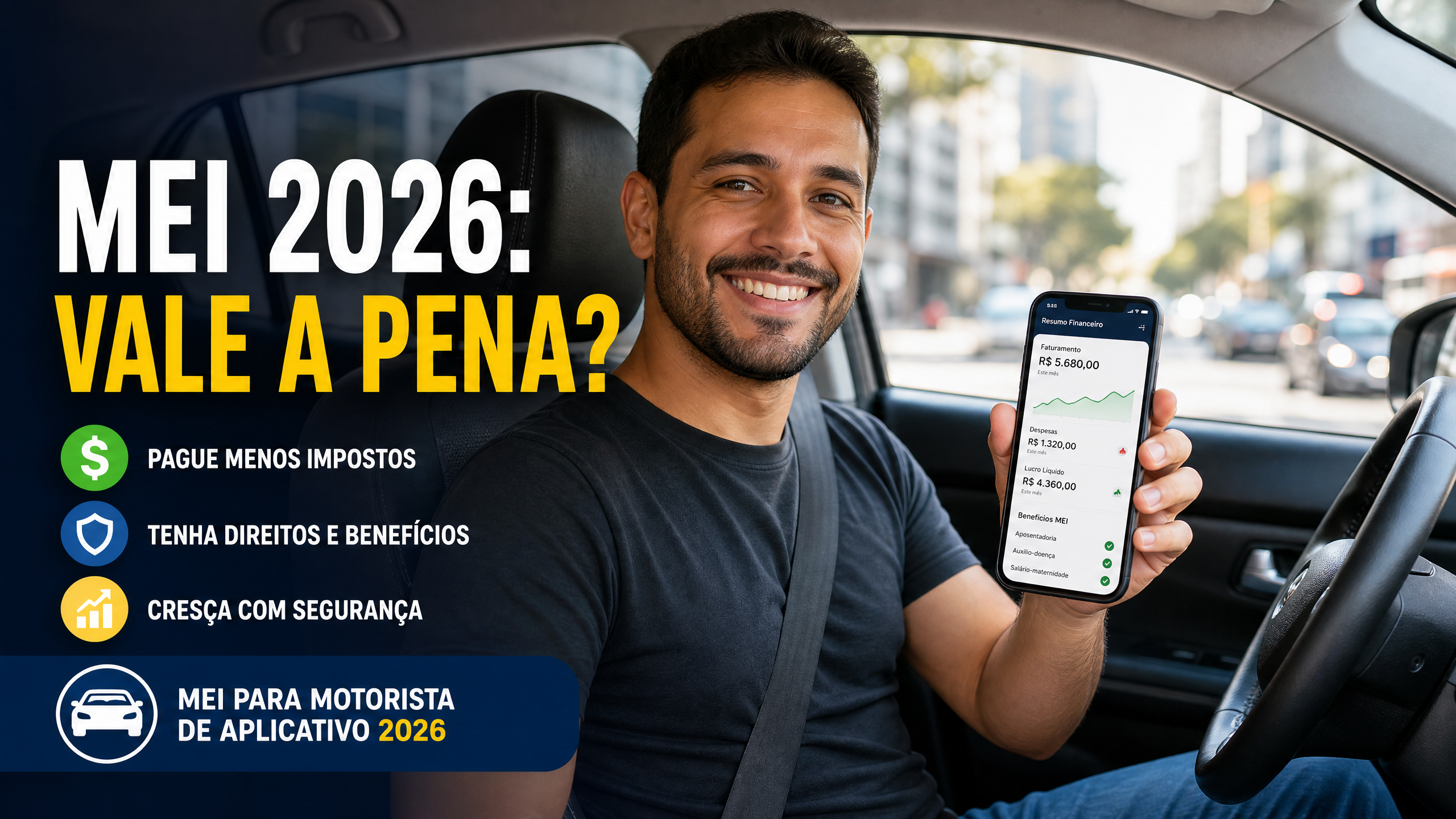 MEI para Motorista de Aplicativo: Vale a Pena em 2026? Análise Completa