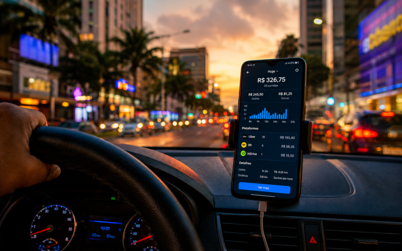 Quanto ganha um Uber em 2026? Veja o ganho líquido real por hora