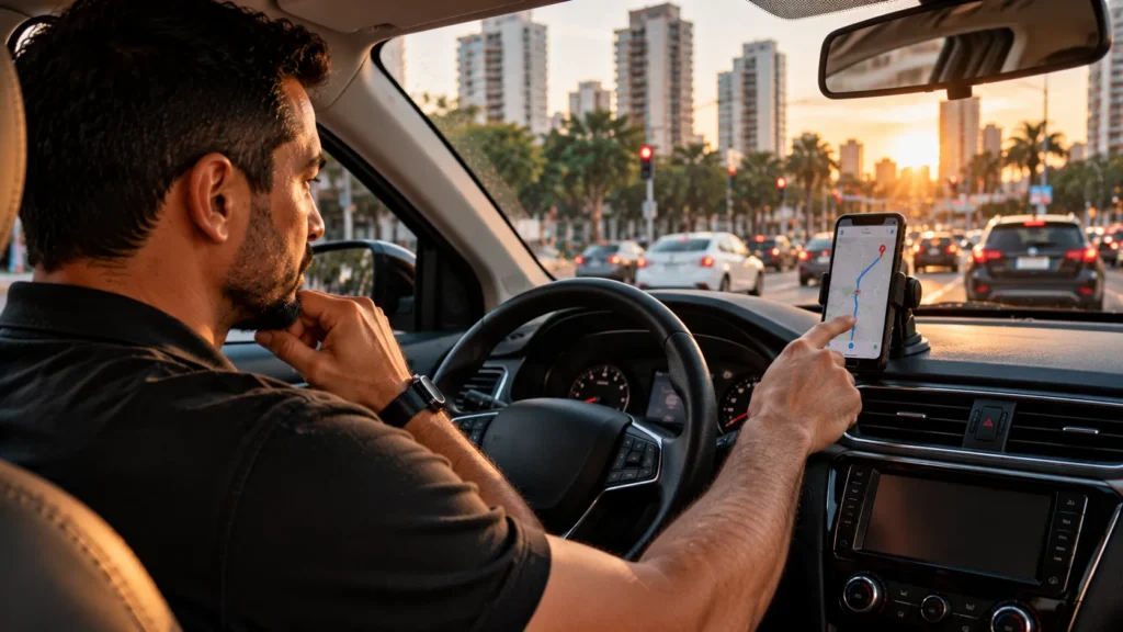 Planejamento de rotas e horários para aproveitar o horário de pico Uber.