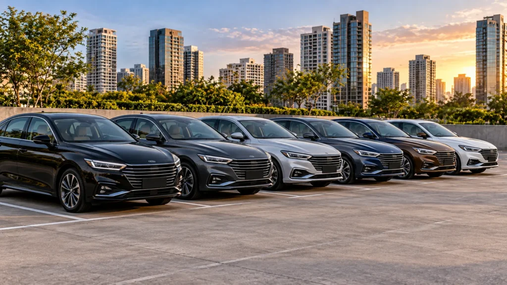 Cores permitidas dos veículos para Uber Black requisitos em 2027.
